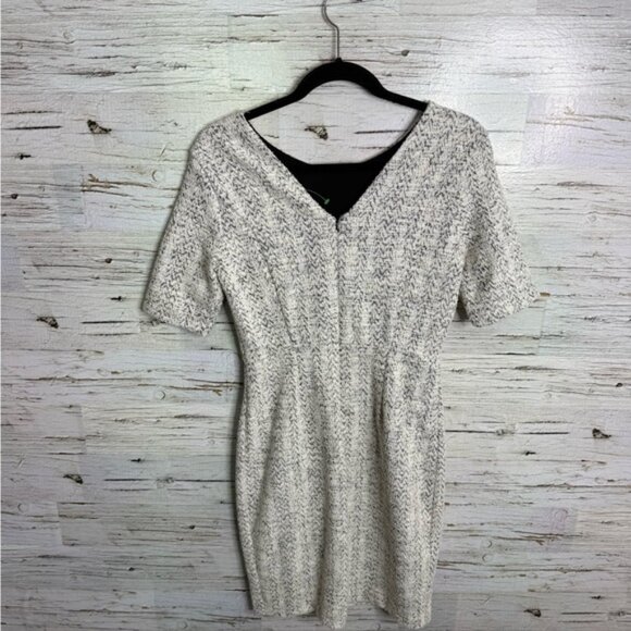 Banana Republic gray tweed Midi Dress size 2 - Picture 6 of 6